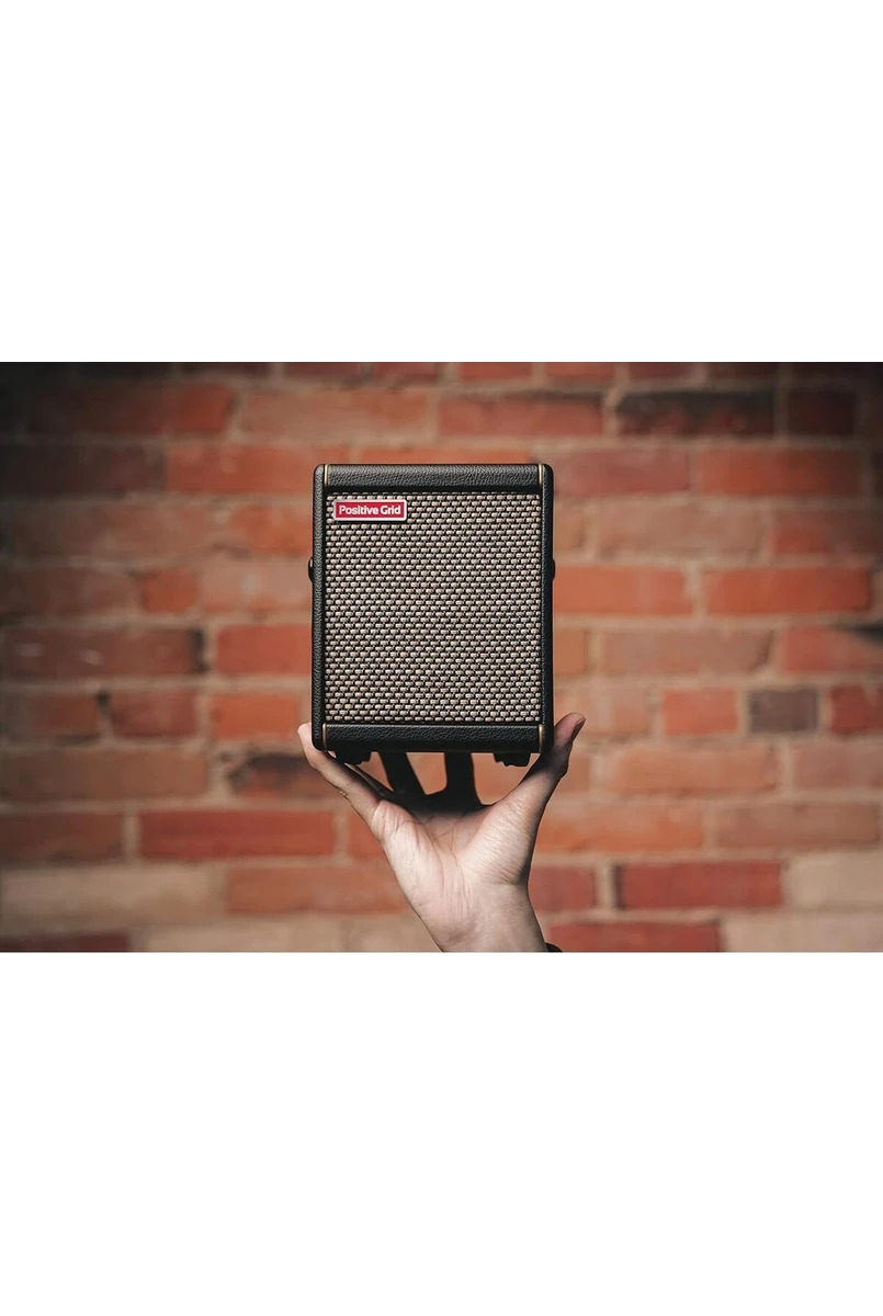 Resim Positive Grid Spark Mını 10w Akıllı Taşınabilir Gitar Amfisi Ve Bluetooth Hoparlör 