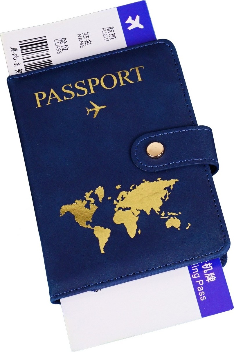 Beypa Pasaport Kılıfı Desenli-Tokalı Kadın/erkek