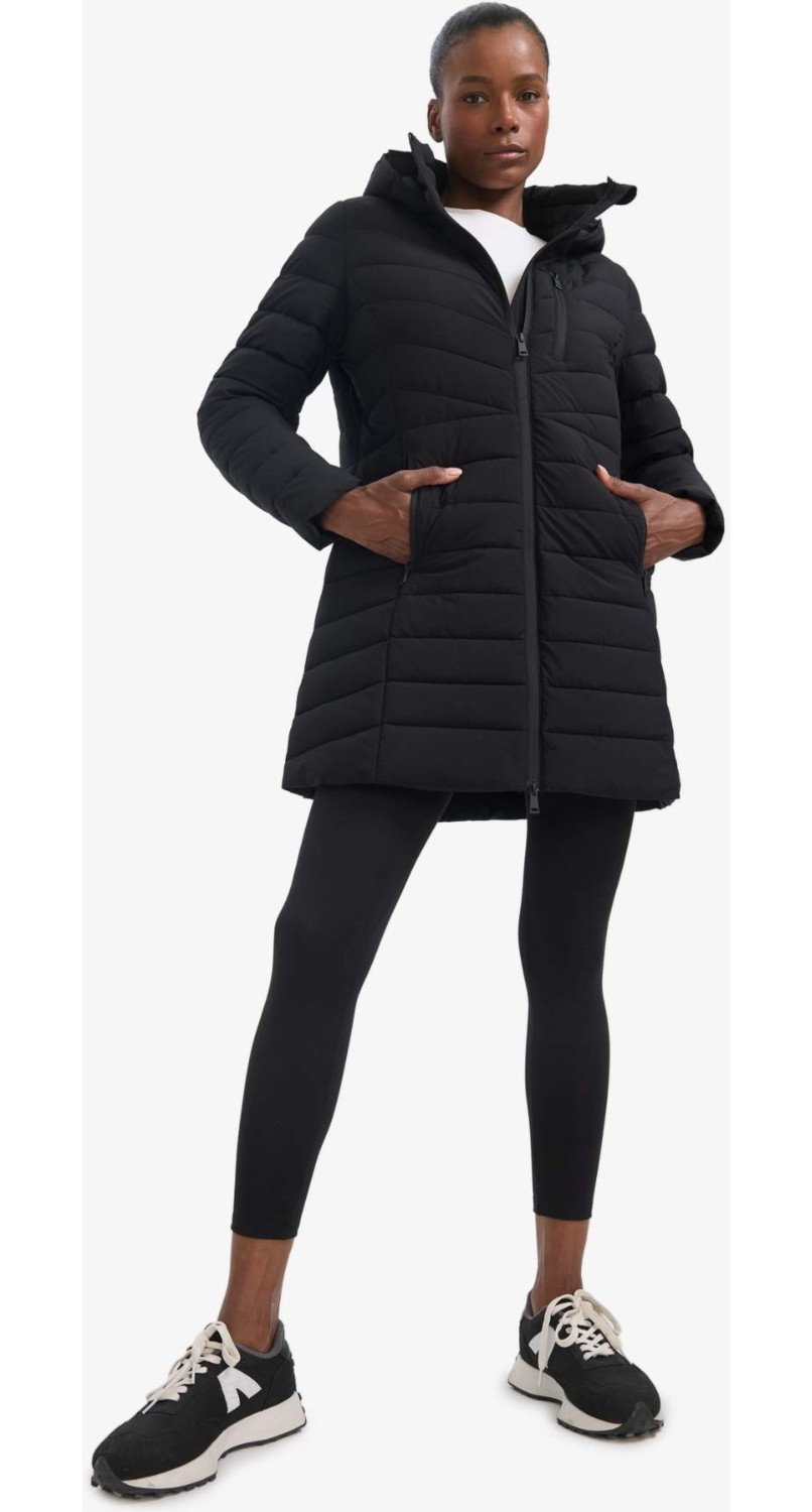 DeFacto Rüzgar Geçirmez Su İtici Regular Fit Kapüşonlu Şişme Parka Mont C6035AX25WN görsel 2