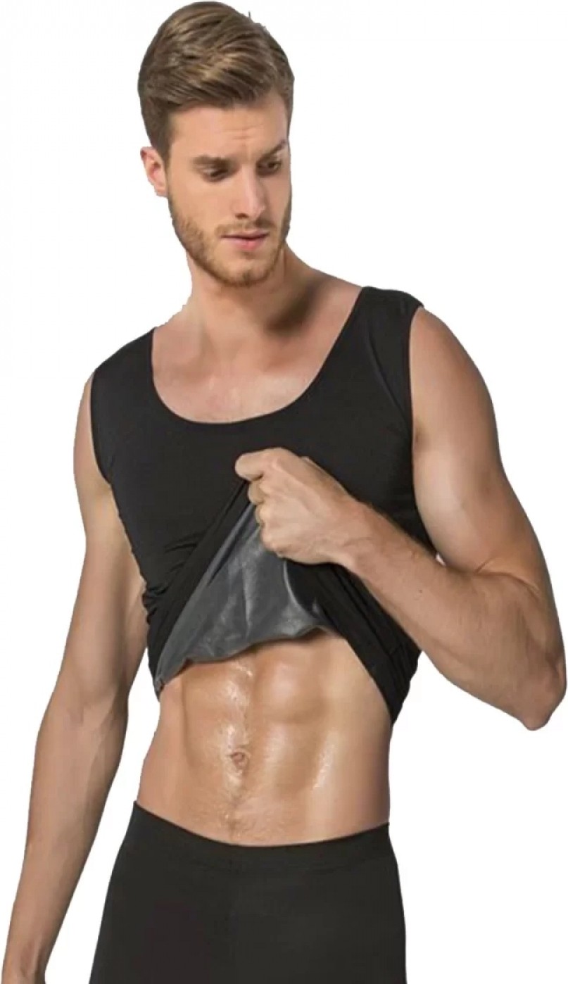 Hace Bazaar Siyah Erkek Termal Sauna Atlet - 744
