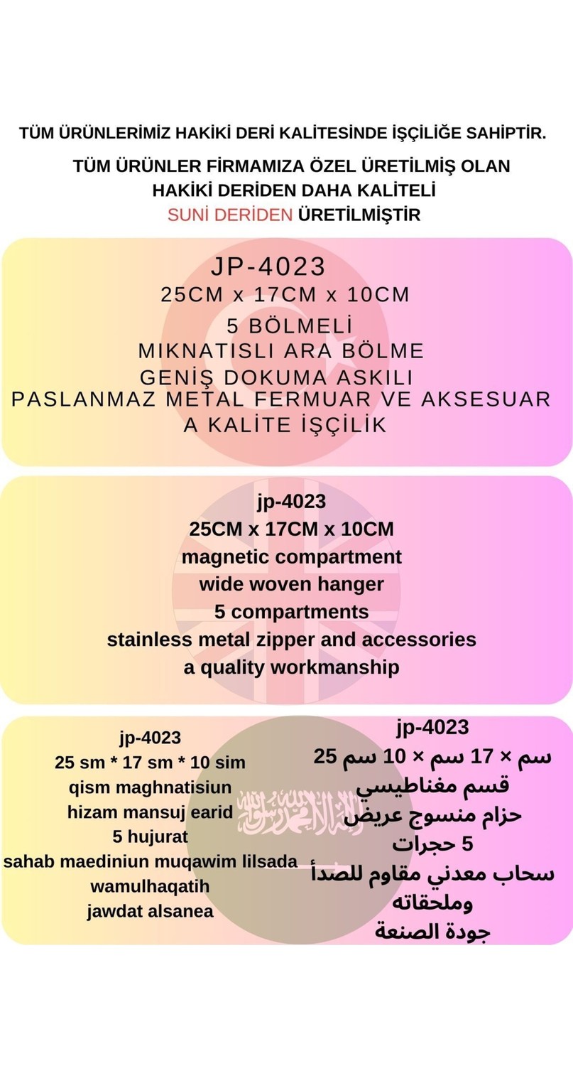 Just Polo Kadın Siyah 5 Bölmeli Ayarlanabilir Uzun Askılı Omuz Çantası Postacı Çantası 6 Bölmeli 28 X18 cm 4023-GD görsel 7