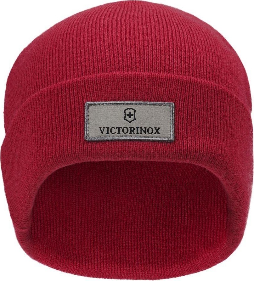 Die Grup Victorinox Üniseks Fan Beanie Logo Şapka, Rot, Einheitsgröße