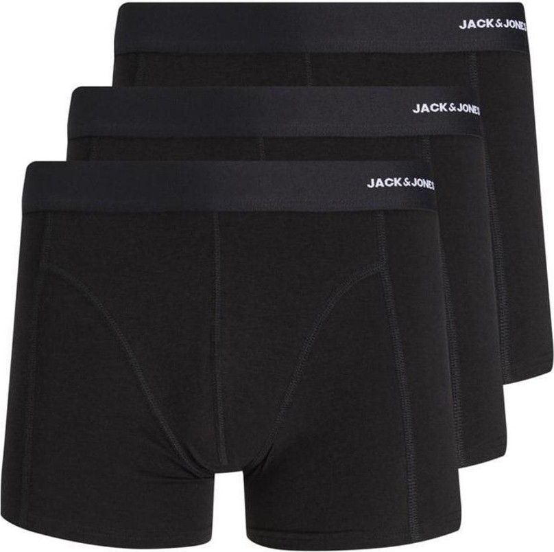 Jack & Jones Erkek Siyah 3'lü Boxer (12198852-B)