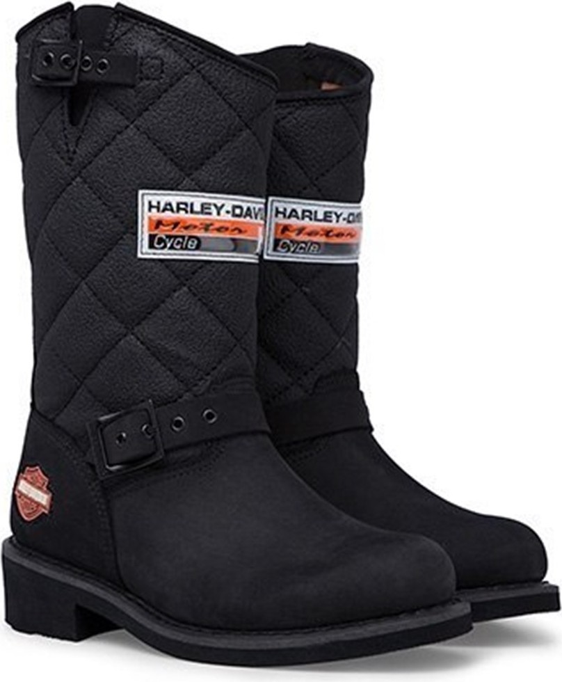 Harley Davidson Laconıa 644 Black (Siyah) Yağlı Deri Kadın Günlük görsel 2