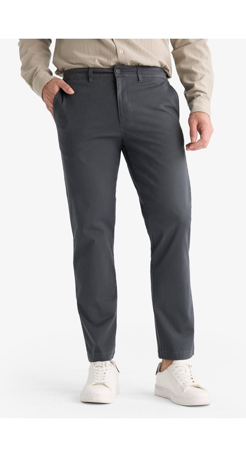 DeFacto Regular Fit Normal Kesim Cepli Düz Paça Chino Pantolon D7349AX25AU görsel 5