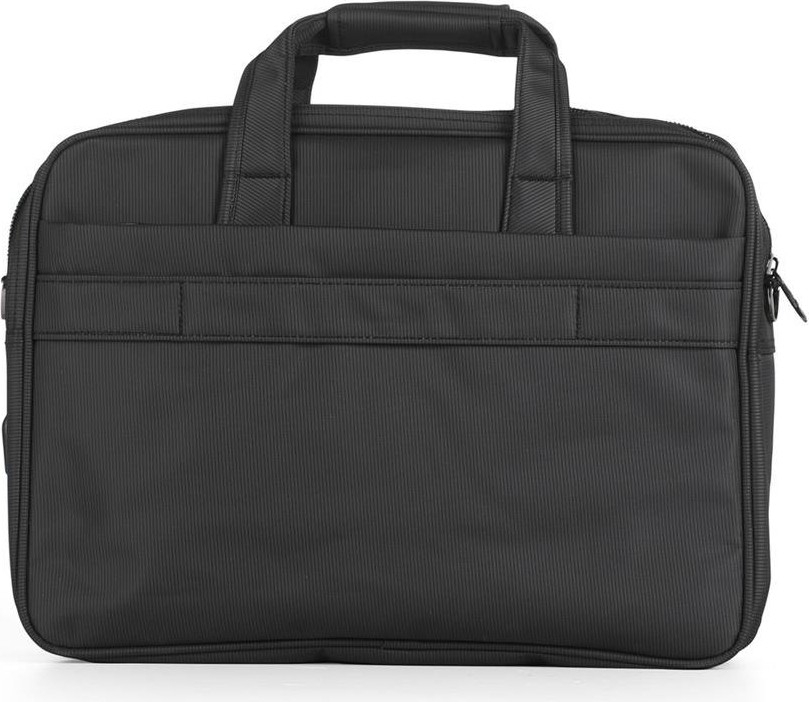 Ççs 71243 Siyah Kumaş Laptop Bölmeli Evrak Çantası görsel 6