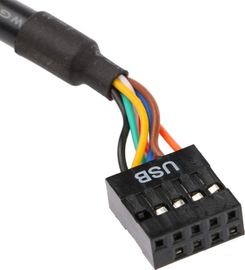 Aesco Alfais AL-4584 9 Pin USB 2.0 Dişi - 19 Pin USB 3.0 Erkek Çevirici Dönüştürücü Adaptör Kablosu görsel 4