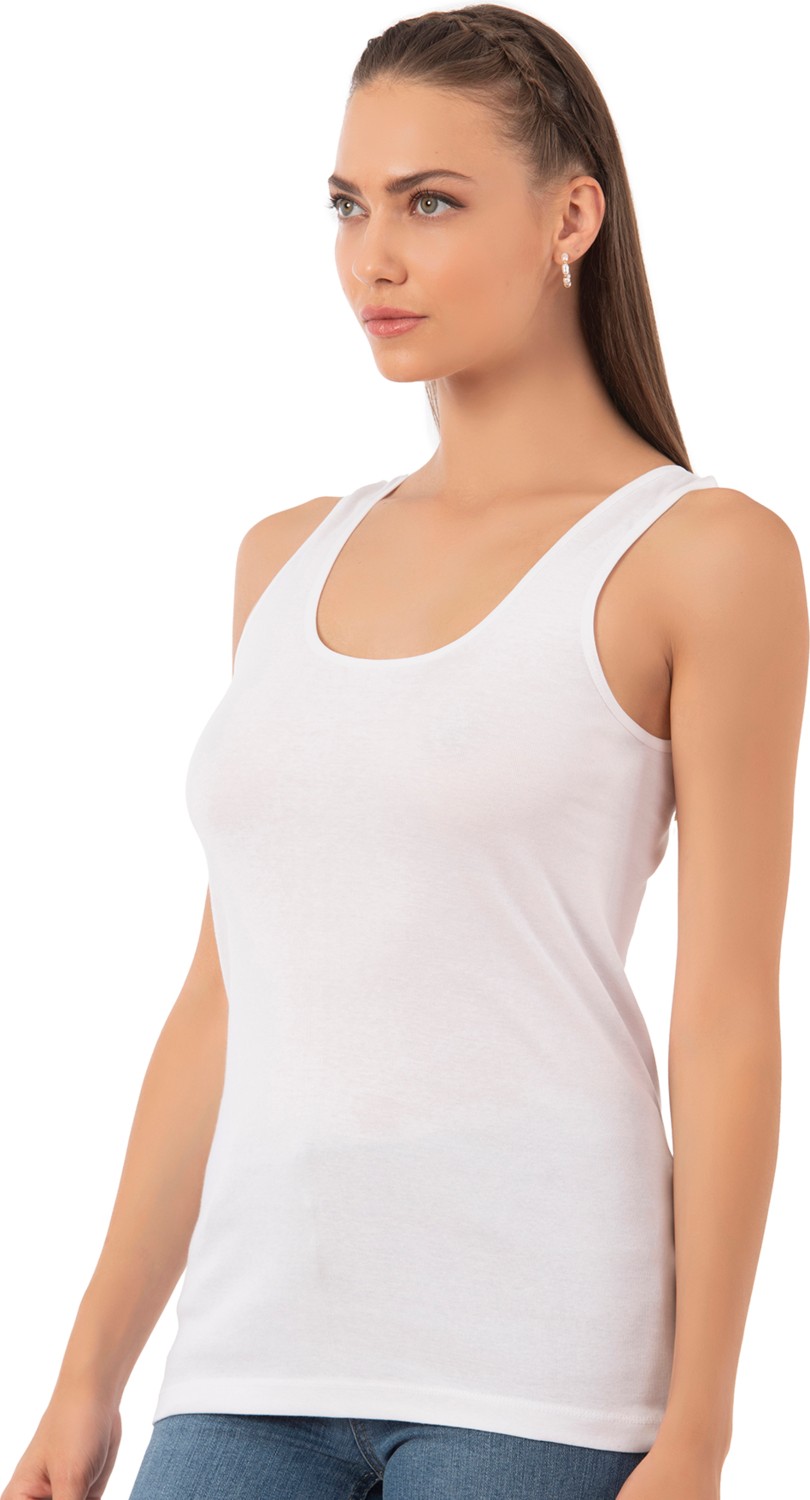 Özkan Underwear Özkan 0111 6'lı Paket Kadın Pamuklu Ribana Esnek Biyeli Kalın Askılı Örme Atlet görsel 4