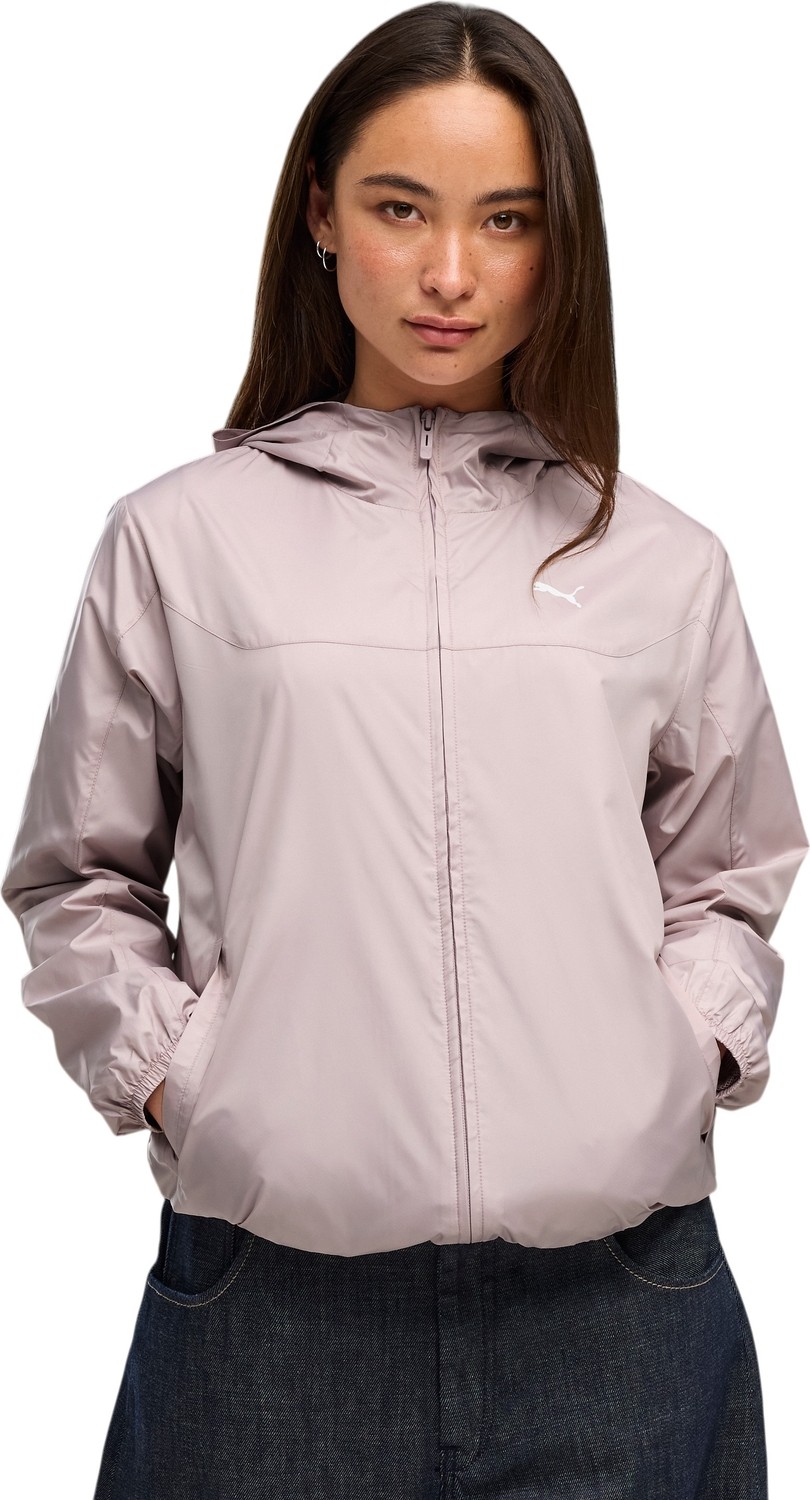 Puma Ess Regular Windbreaker Pembe-Beyaz Kadın Rüzgarlık