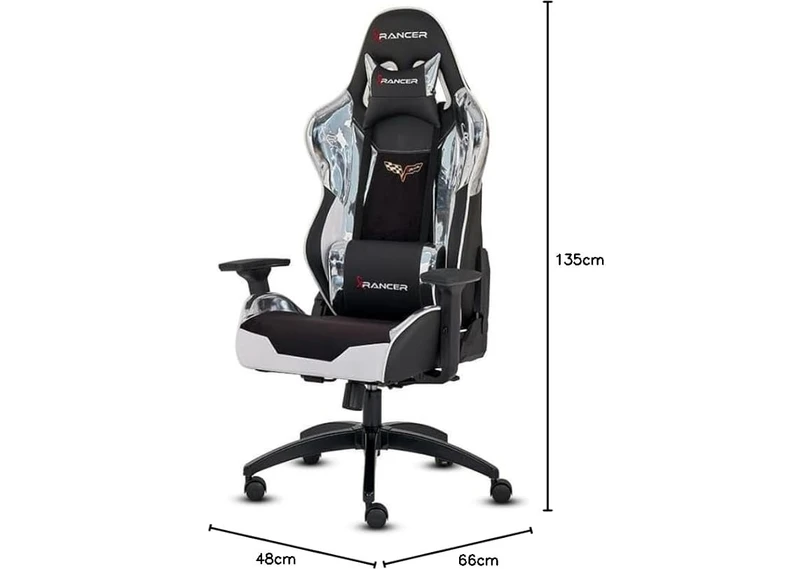 Resim CetKing Premıo Serisi Profesyonel Oyuncu Koltuğu, Ergonomik Tasarım, 180 Derece Ayarlanabilir Sırt Açısı, Kaliteli Sünger, 130KG Taşıma Kapasiteli Oyuncu Sandalyesi (Fade) 