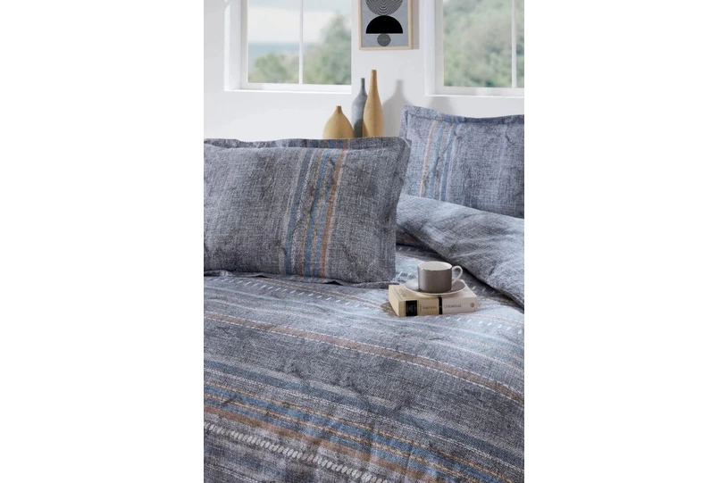 Resim MCM Group Özdilek Denim Çift Kişilik Nevresim Takımı Colorado Mavi 