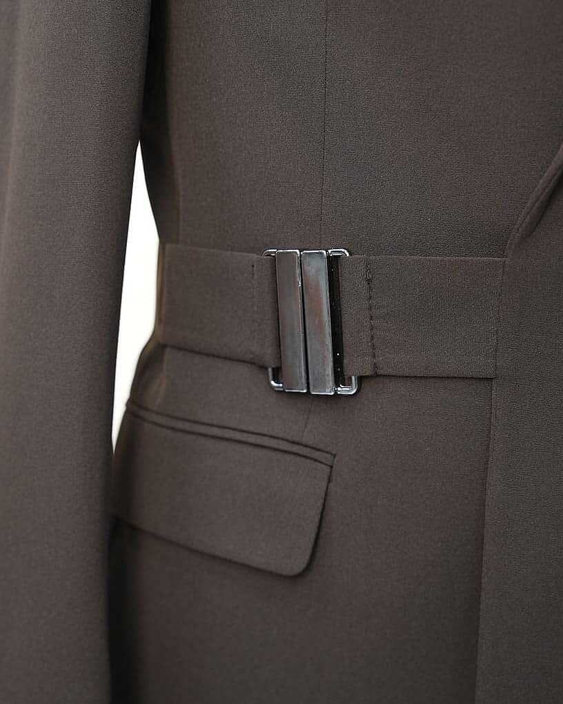 Beystil Erkek Kahve Slimfit Beli Tokalı Takım Elbise görsel 5
