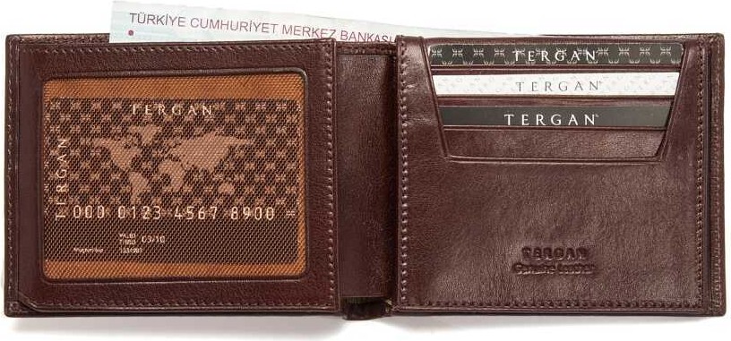 Tergan Taba Hakiki Deri Erkek Cüzdan - S1CE00001373-A99 görsel 5