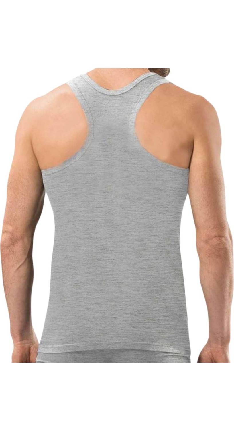 Maruf Shop 5 Adet Erkek Slim Fit Dar Kalıp Likralı Penye Sporcu Atleti(Rambo Atleti) görsel 8