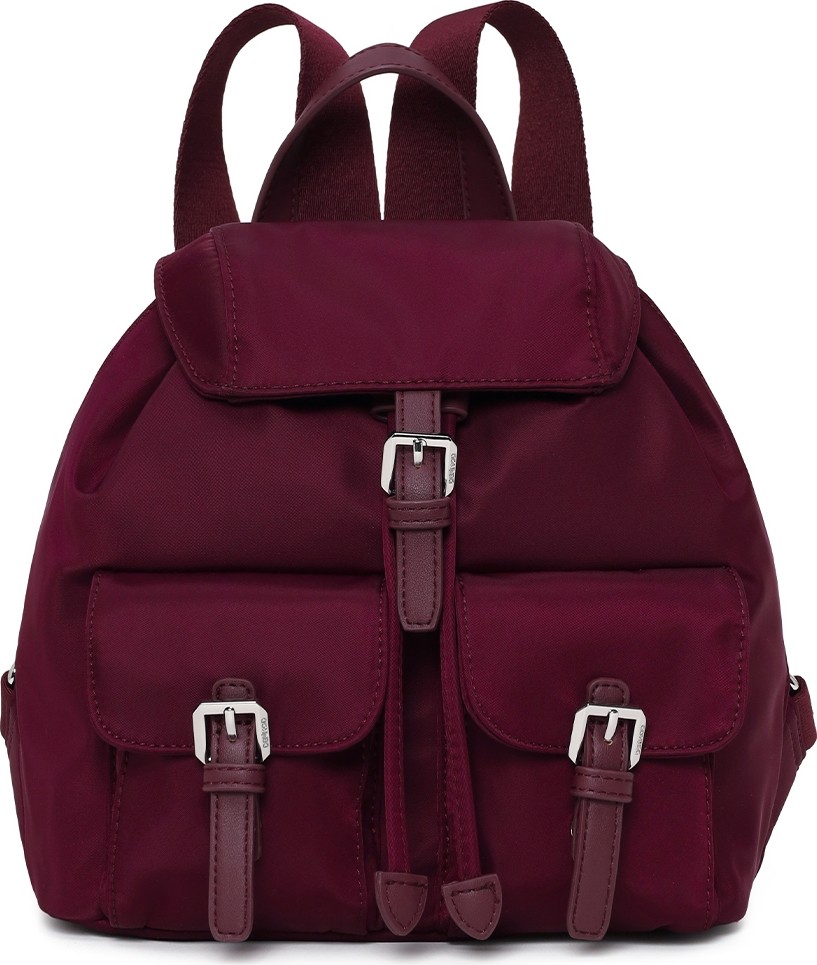 Derimod Kadın Bordo Kumaş Sırt Çantası 26PBD27666F
