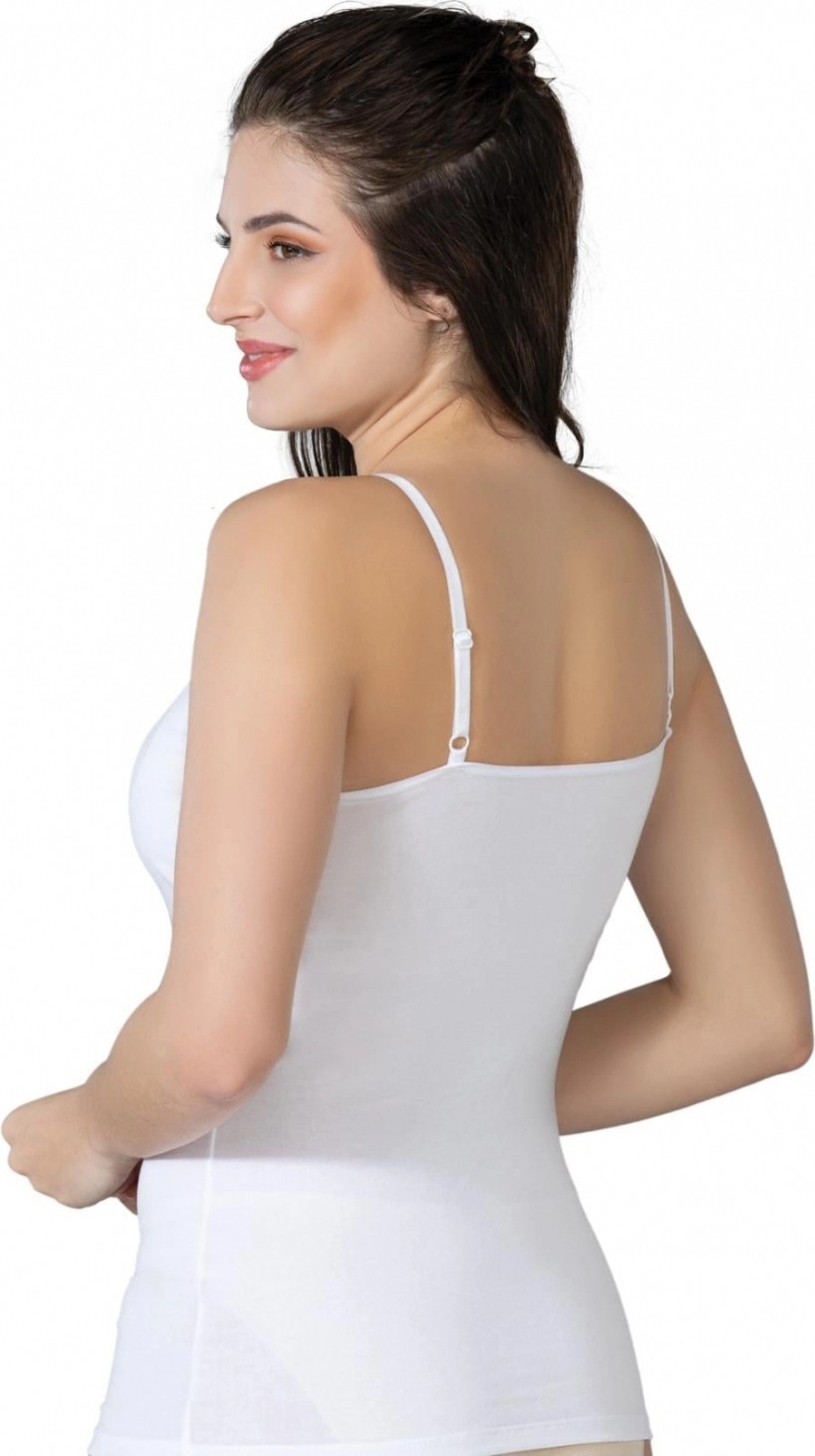 Hace Bazaar Marsilyan™ Beyaz Mı 1412 Modal Cotton Kaplı Atlet görsel 2