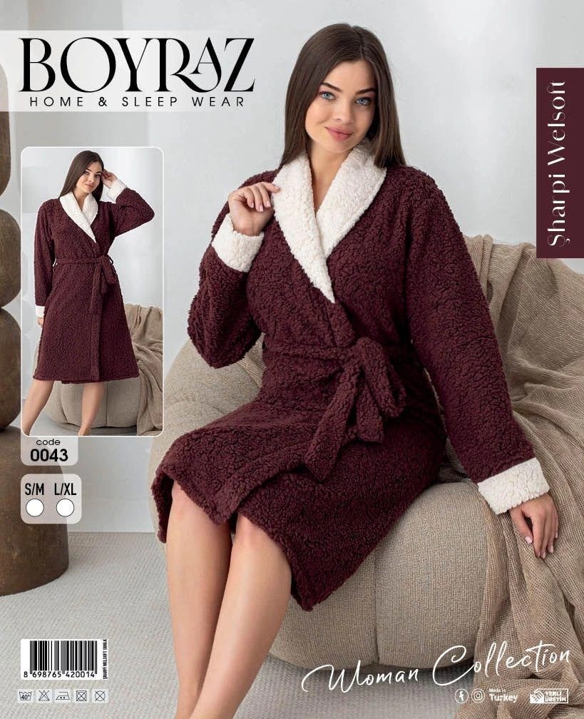 Hobilinka Boyraz 0043 Kadın Sharpi Welsolf Sabahlık