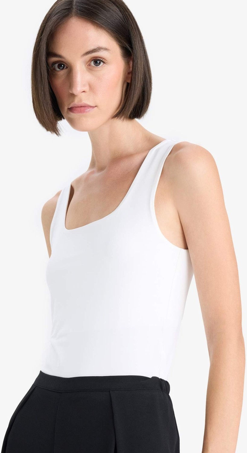 DeFacto Slim Fit Basic Kare Yaka Atlet C2622AX25AU