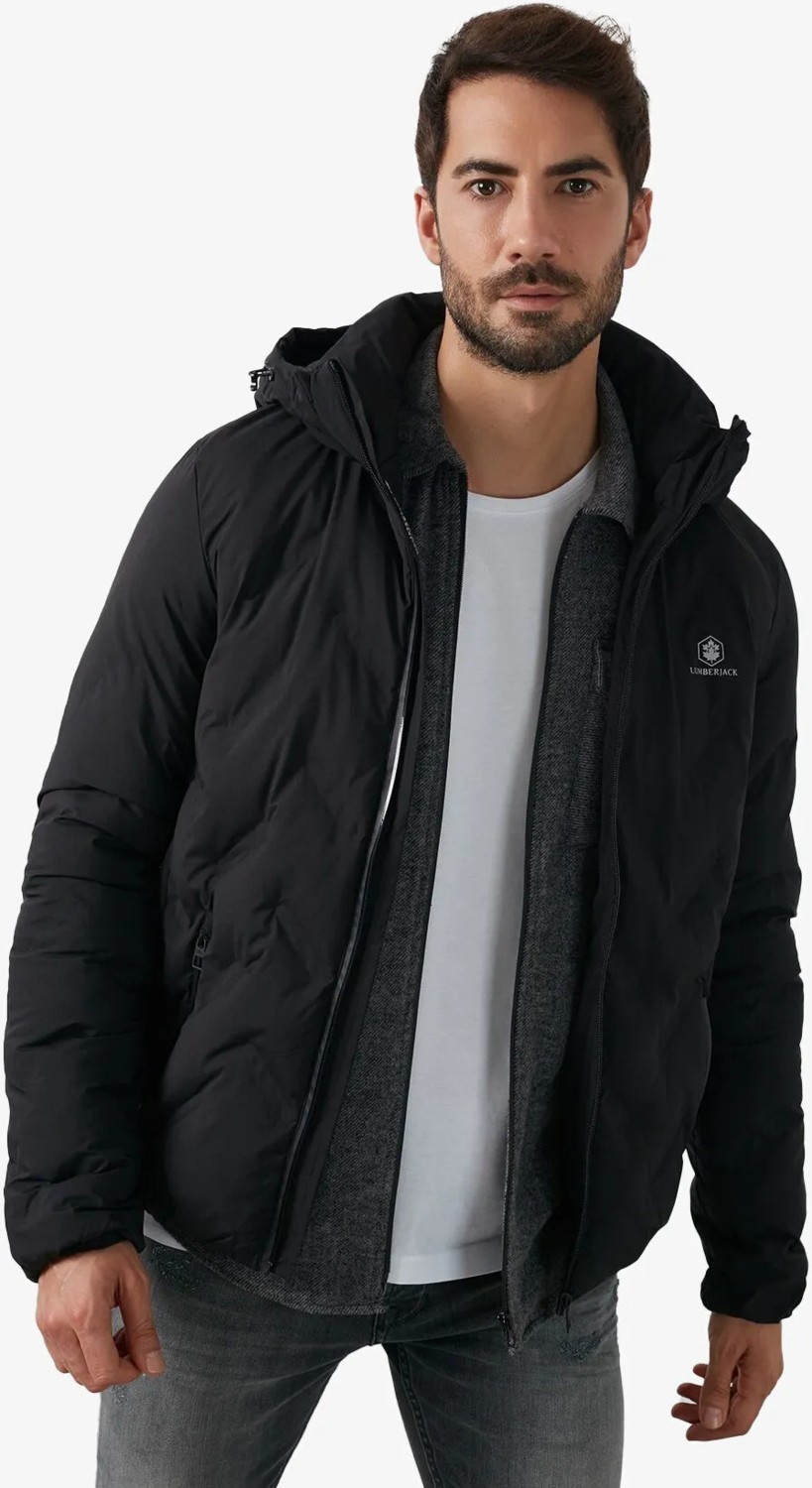 Lumberjack 3W Ml Henry Coat 2Sn17 3Pr Erkek Siyah Mont 101398632 görsel 3