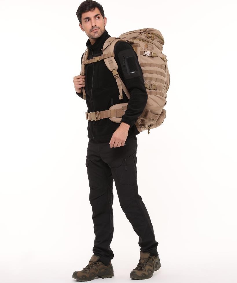Single Sword Premium Kalite 100+10L Su Geçirmez Outdoor Seyahat ve Outdoor Sırt Çantası Standart Beden - Renk: Bej görsel 4