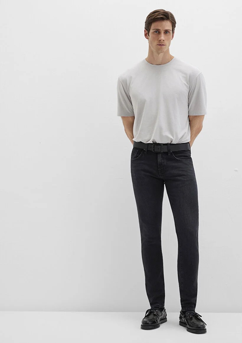 Mavi James Classic Denim Koyu Antrasit Smoke Jean Pantolon 0042490647 görsel 6