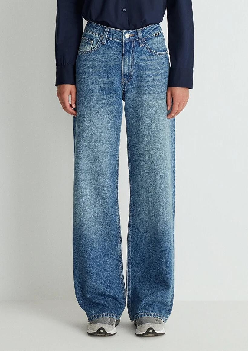 Mavi Kadın Malıbu Mid Brushed Denim Kot Pantolon M1010152-87779 görsel 4