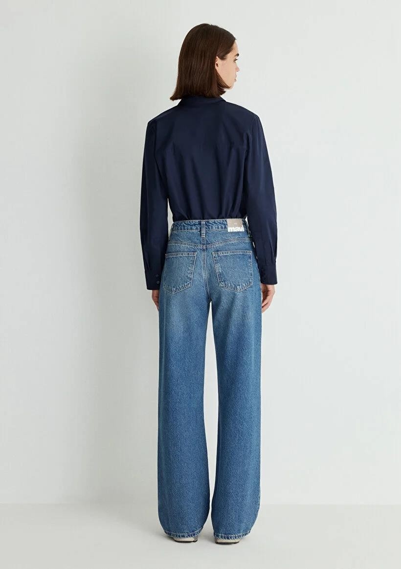 Mavi Kadın Malıbu Mid Brushed Denim Kot Pantolon M1010152-87779 görsel 5