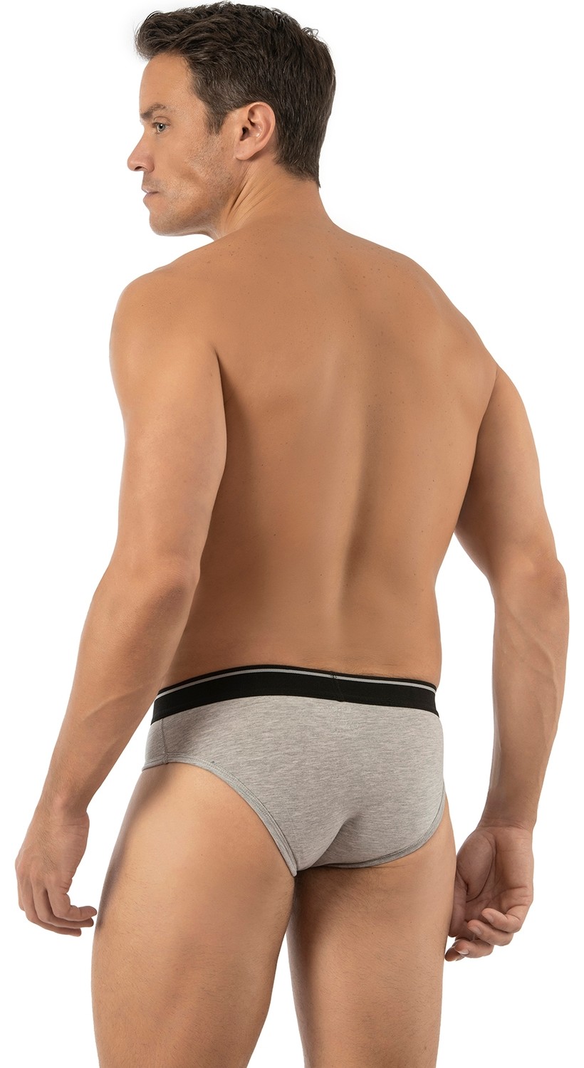 Özkan Underwear Özkan 11330 Erkek Pamuklu Likralı Penye Slip Külot görsel 4