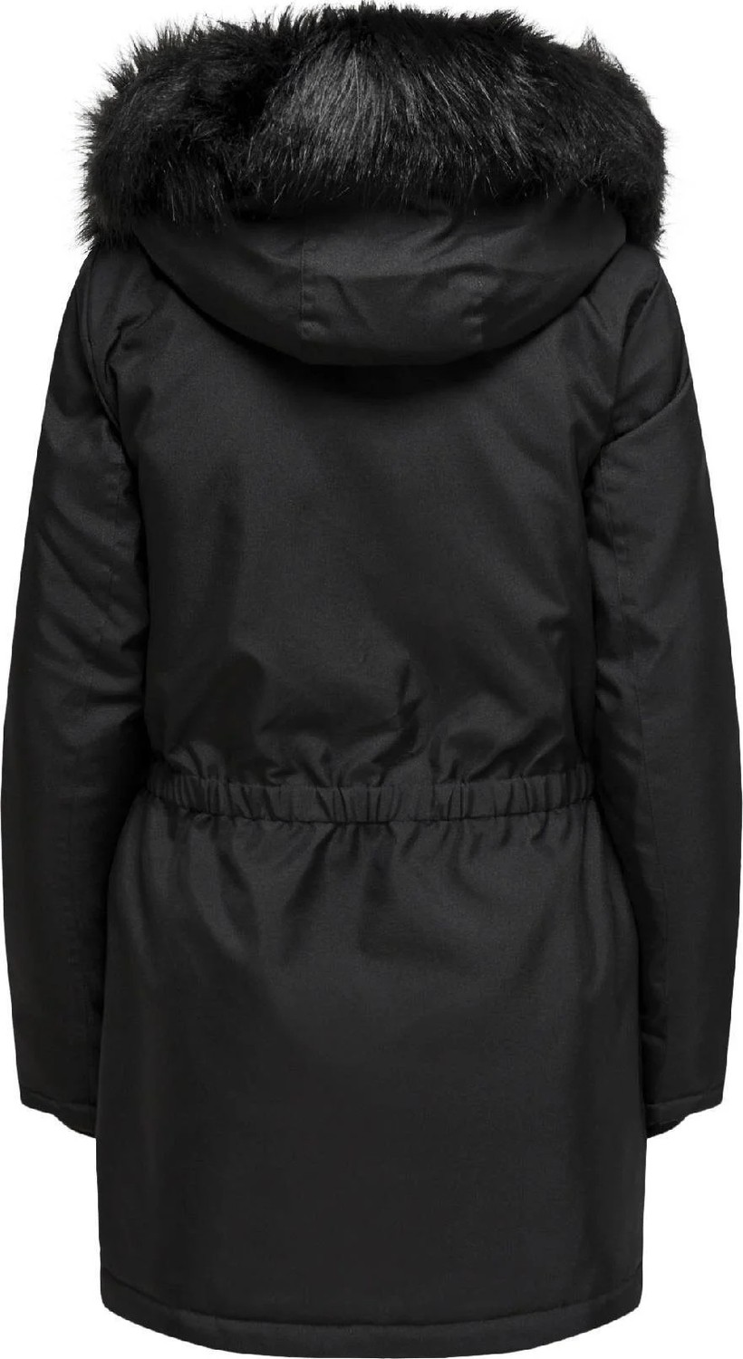 Only Kadın Kapüşonlu Kürklü Kışlık Parka - Iris görsel 3