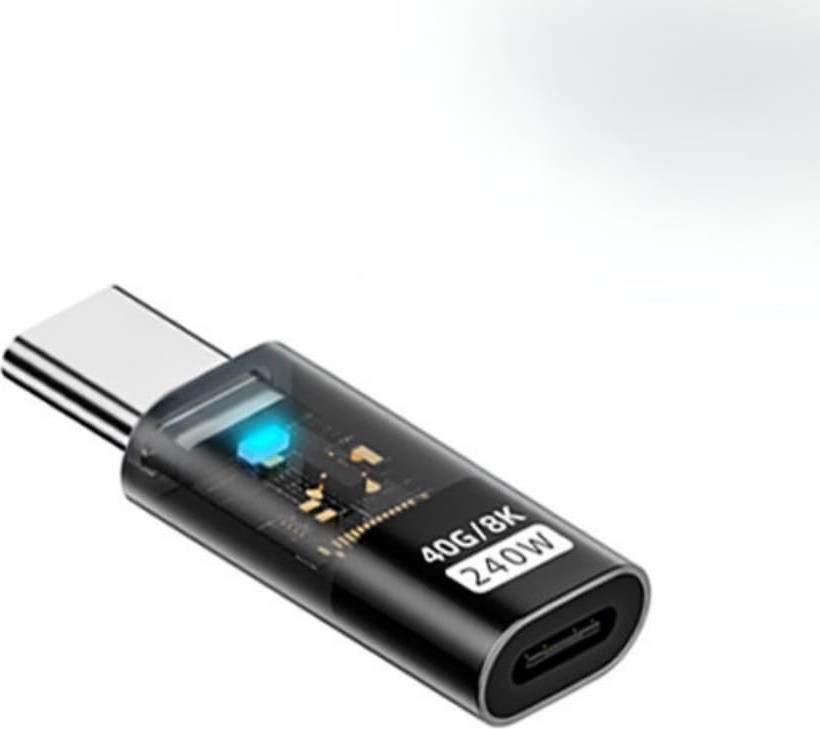 Aesco Livx Type C To Type C Usb3.2 240W 40GBPS 8k Hızlı Şarj Veri ve Görüntü Aktarımı Çevirici Adaptör Otgst