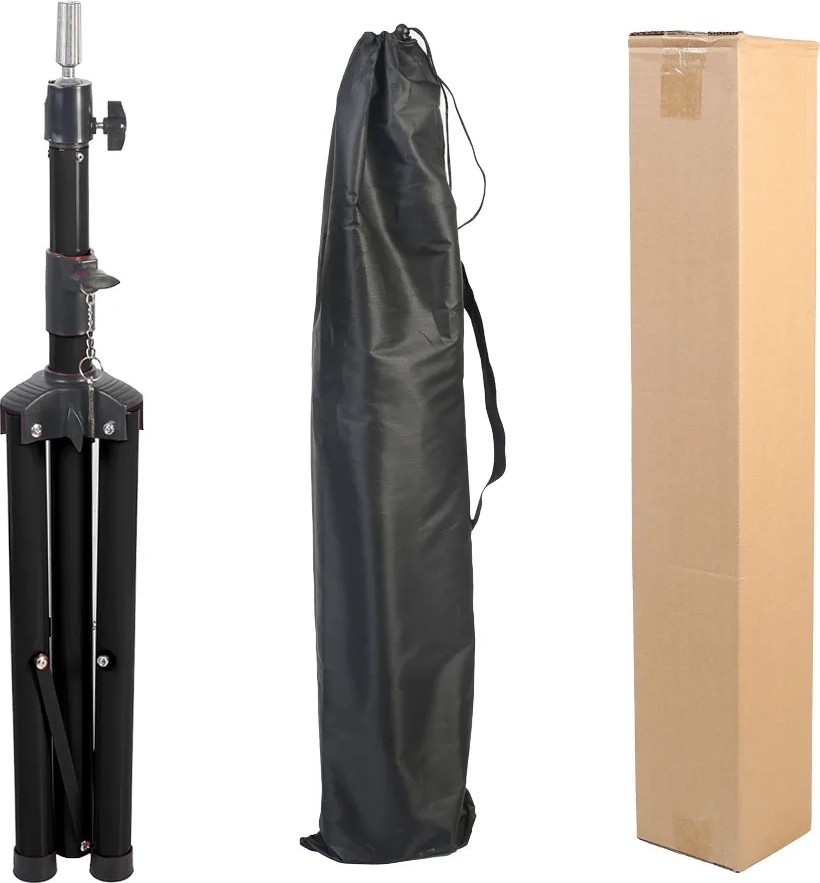 Uravas Store Kuaför Eğitim Mankeni Için Metal Tripod / Siyah + Taşıma Çantası görsel 5
