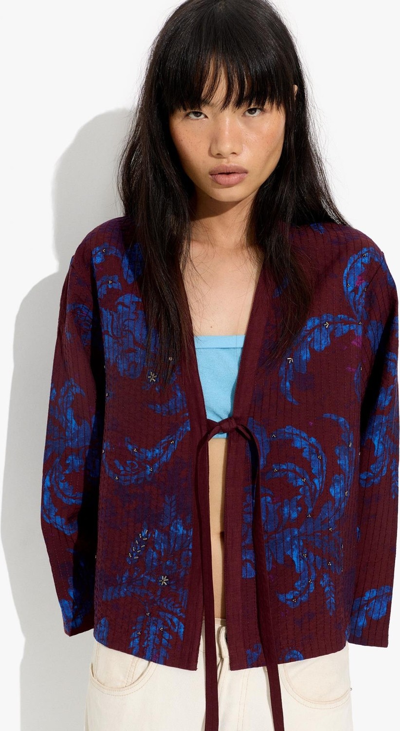 Parfois Kadın Dokulu Desenli Kimono