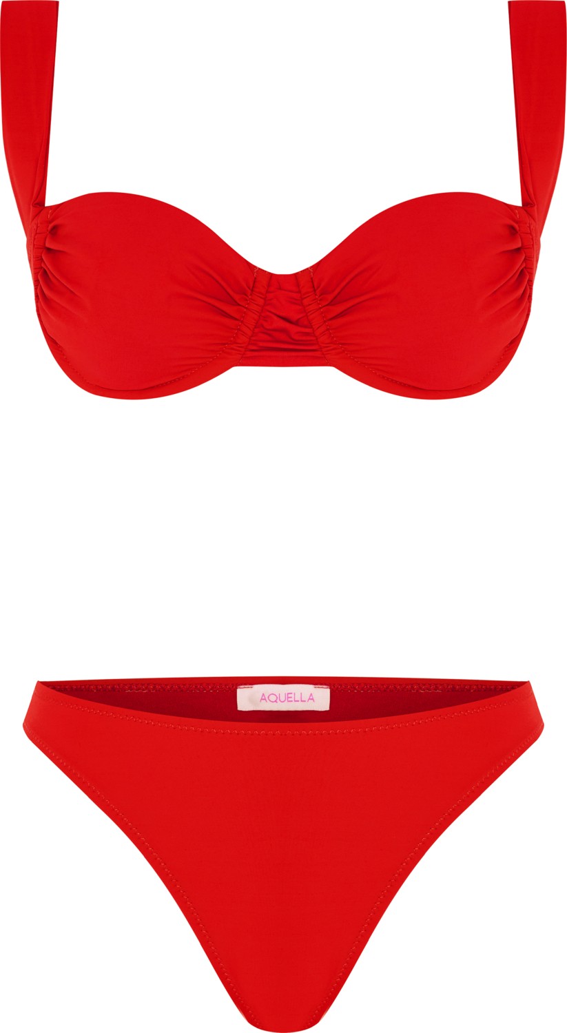 Aquella Balenli Kırmızı Bikini