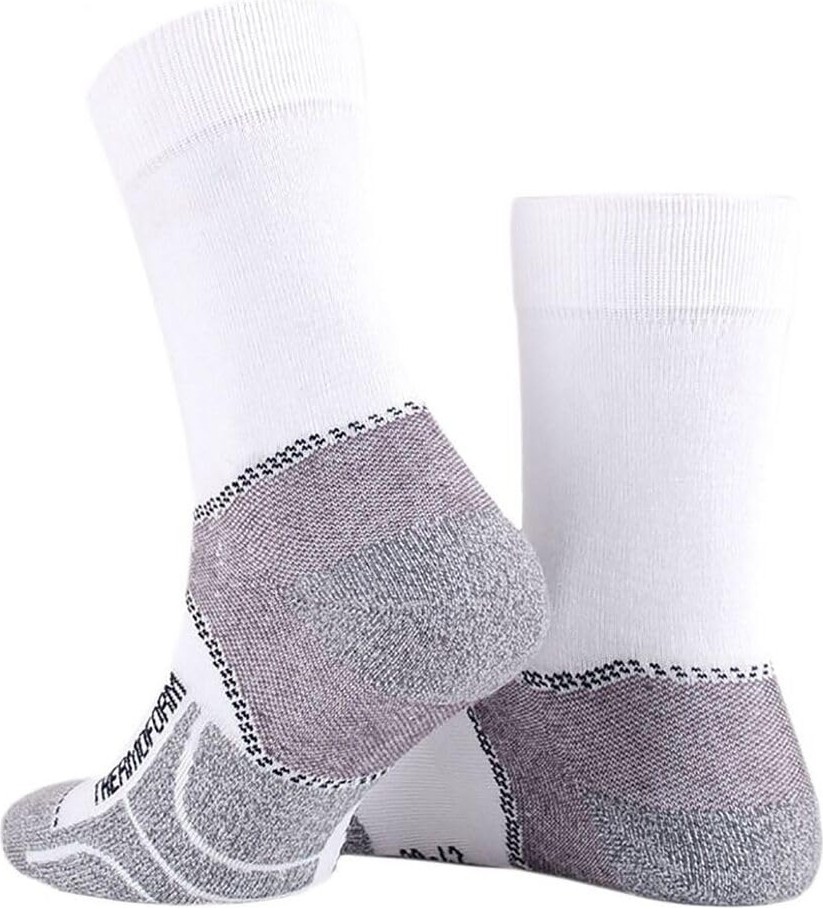Aesco Thermoform Unisex Walking Uzun Çorap, Beyaz, 3'lü Paket, 35-38 Beden görsel 4