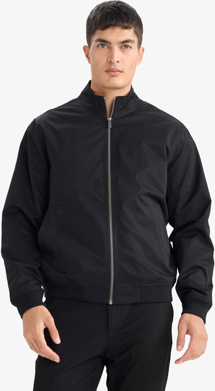 DeFacto Slim Fit Dik Yaka Astarlı Fermuarlı Mont D7338AX26SP görsel 3