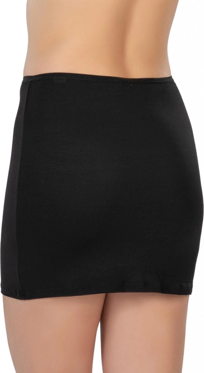 Hace Bazaar Marsilyan™ Siyah Mı 1437 Modal Cotton Mini Jupon görsel 2