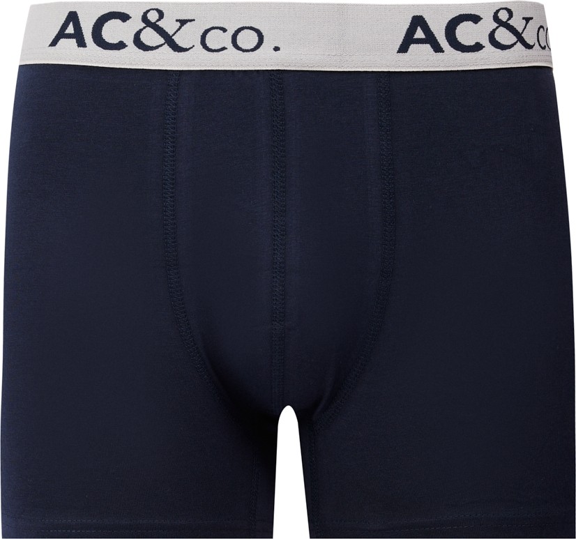 Altınyıldız Classics Erkek Premium Pamuklu Lacivert-gri Esnek Desenli 3'lü Boxer Paketi (Damat Bohçası) Çeyiz Seti görsel 5