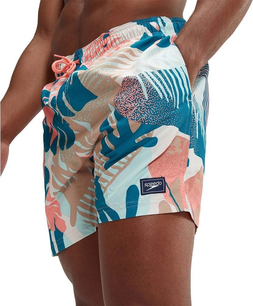Die Grup Speedo Erkek Erkek Dijital Baskılı Boş Zaman 16" Watershort Klasik, Çok Renkli, M görsel 5