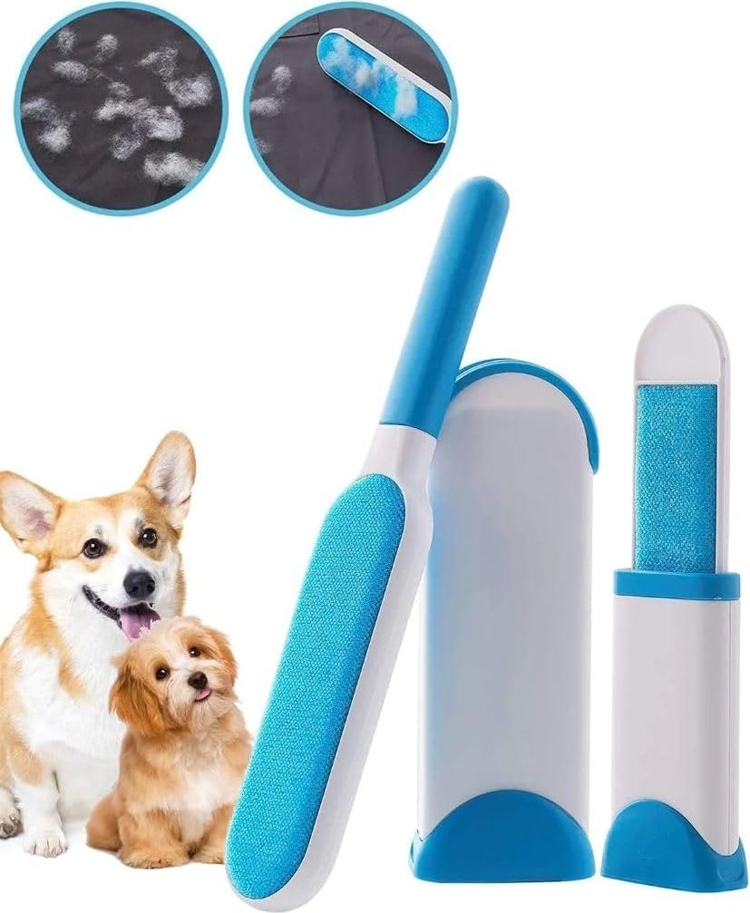 OEM 2’li Kıl ve Tüy Toplayıcı Set, Kendini Temizleyen Hazneli Fırça, Kedi Köpek Tüyü Temizleyici, Evcil Hayvanlar Için Etkili Tüy Toplama Fırçası,otomatik Temizlenen-Tiftik Toplayıcı görsel 2
