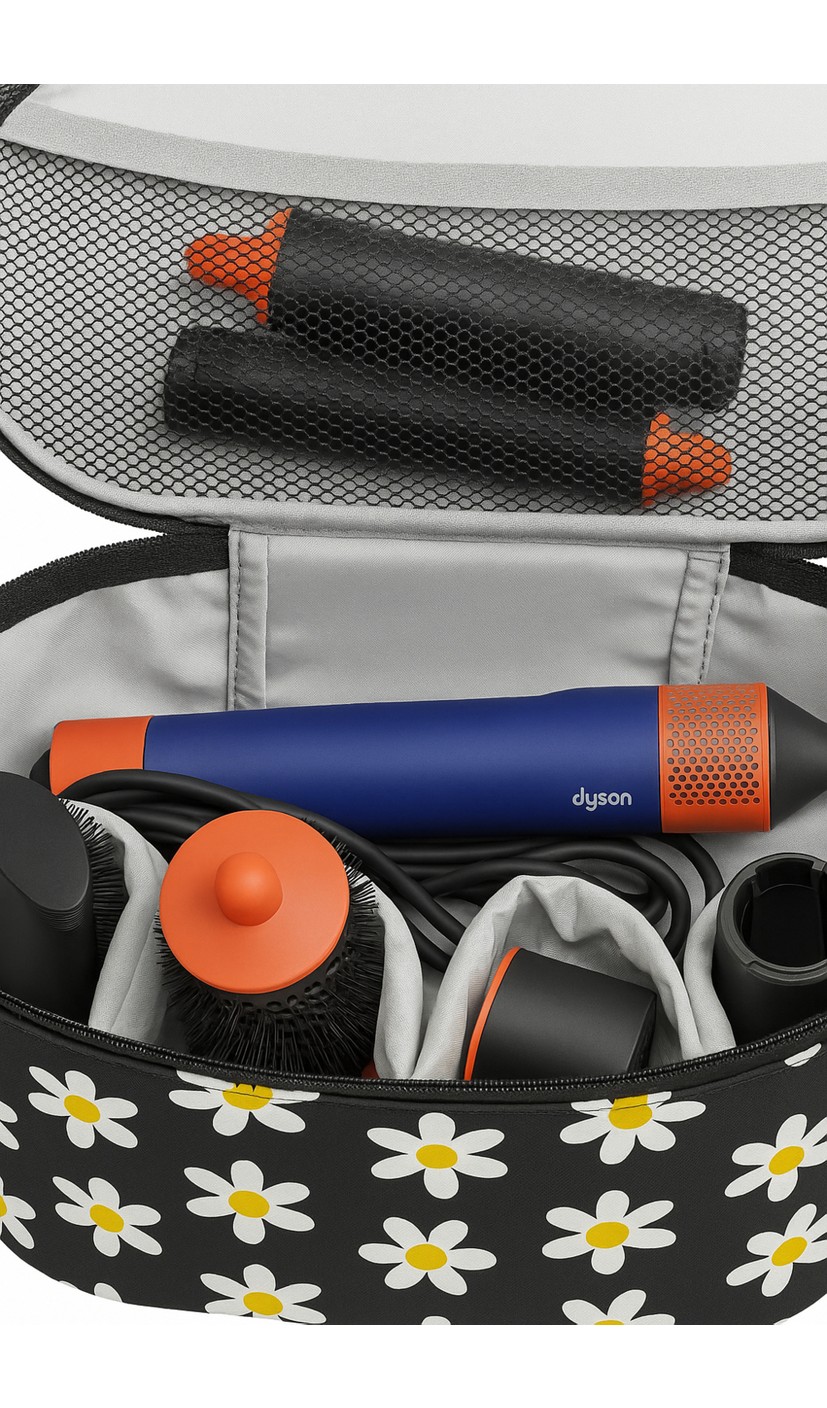 Dys Case DysCase, Dys Airwrap Çantası ve Tüm Saç Şekillendiriciler Için Özel Bölmeli Extra Koruyuculu Çanta Seyahat görsel 4