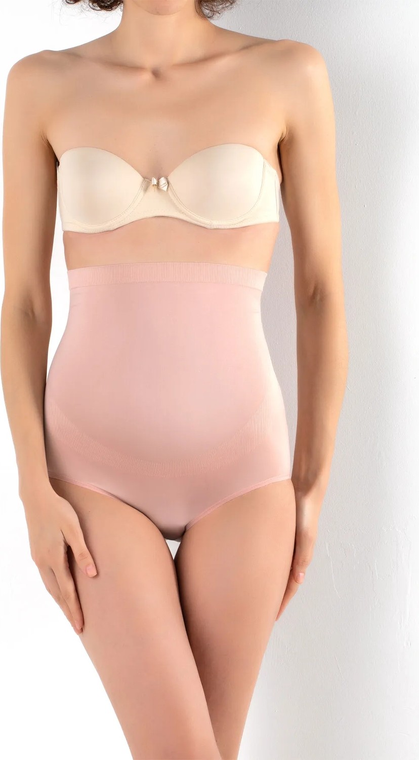 Kanz Yüksek Bel Çıtçıtlı Hamile Slip %92 Polyamid Esnek Kumaşla Günlük Kullanım İçin Rahat görsel 6