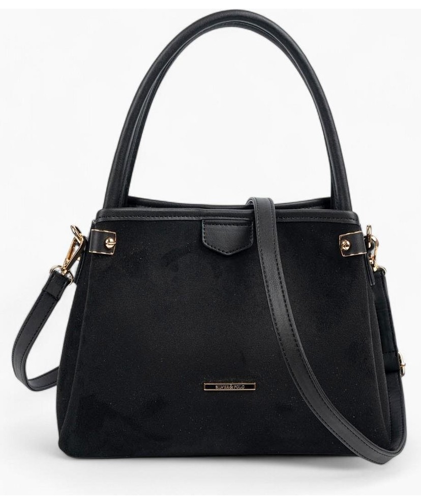 Silver & Polo Silver Polo Taba - Kahve Süet Kadın El Çantası SP1254 görsel 5
