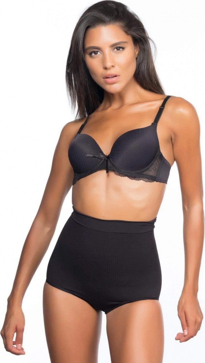 Hace Bazaar Marsilyan™ Siyah Mı 2057 Yüksek Bel Masajlı Slip Korse