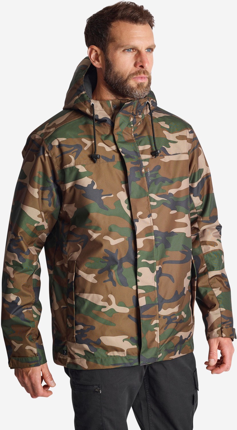 Decathlon Solognac Erkek Su Geçirmez Kışlık Mont -10 °C - Siyah - Avcılık ve Doğa Gözlemi - 100 görsel 7