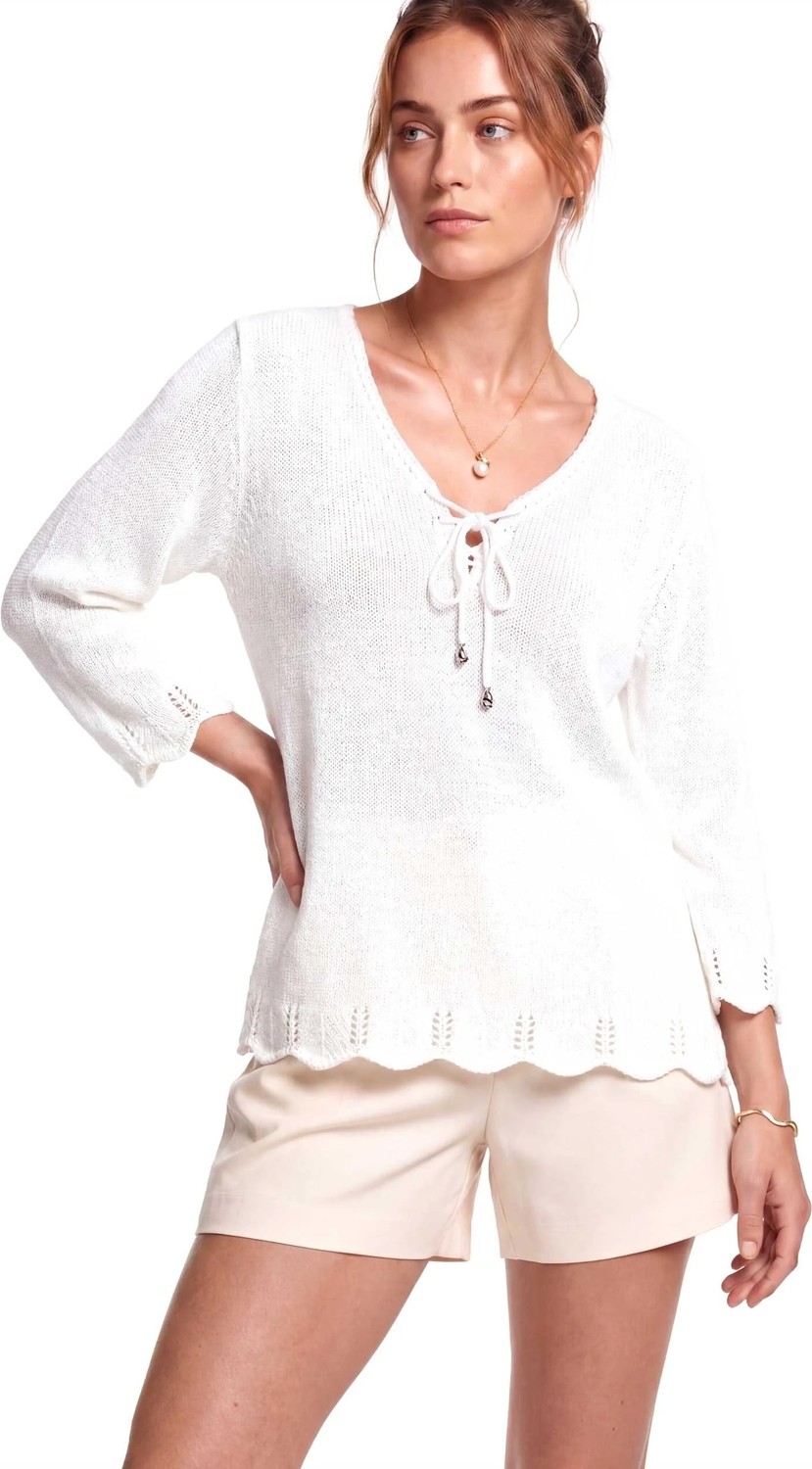 Peraluna Breeze Tunik, Kadın Triko Tunik - Koyu Kahve