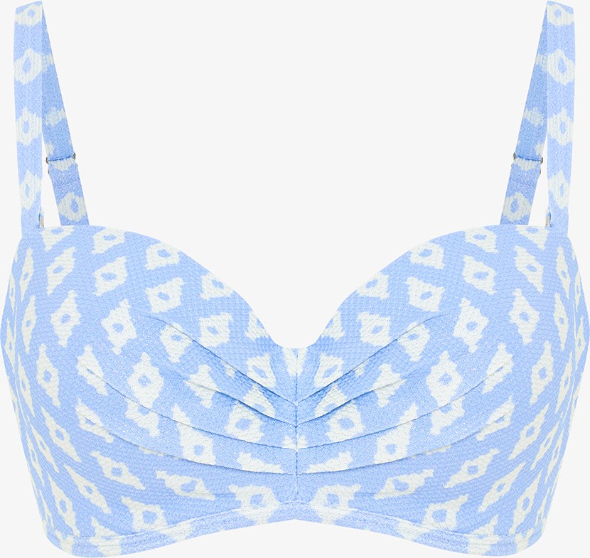 Penti Renkli Nomi Lotus Geometrik Desenli Bikini Üstü görsel 6
