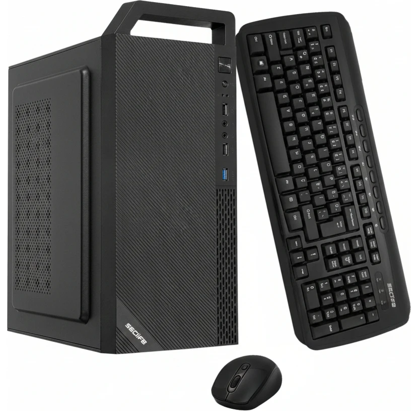 Resim Seclife SC-1230+ I5-12400F 16GB 500GB Nvme 2gb VGA 300W Dos 