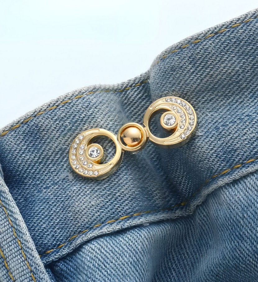 Gucso Gold Hilal Model Pantolon Beli Daraltma Aparatı, Kemer, Broş, Hilal Pantolon Beli Daraltma Çıtçıtı
