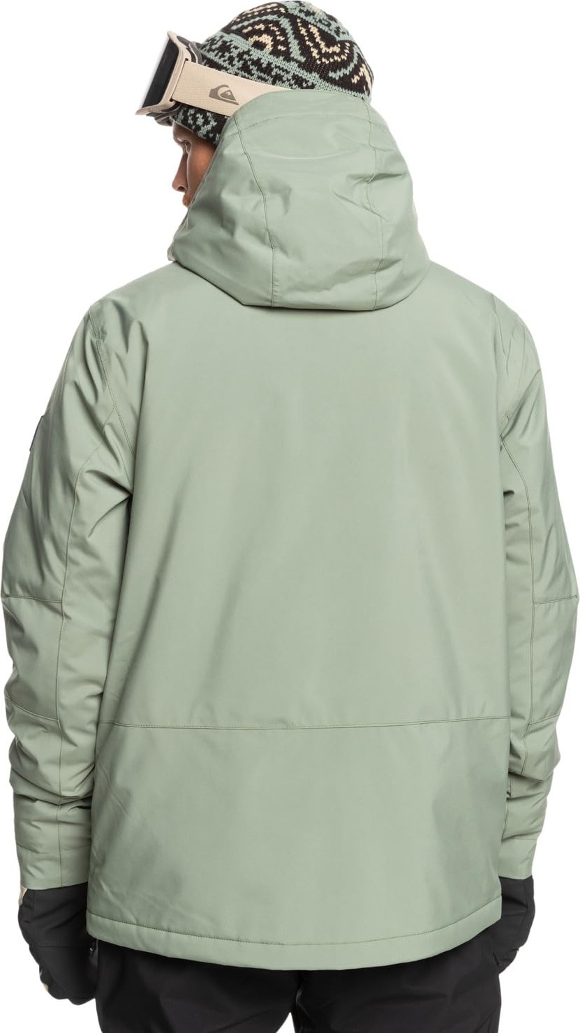 Aesco Quiksilver Mission Solid Jk Erkek Montu, Sea Spray, L görsel 2