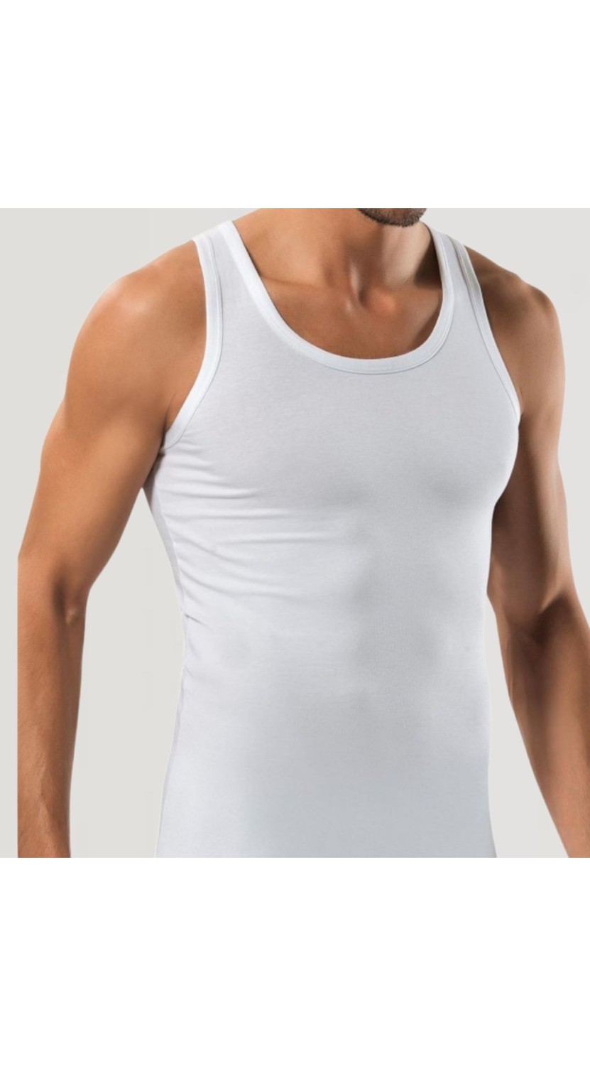 Maruf Shop 3 Adet Erkek Slim Fit Dar Kalıp Likralı Penye Sporcu Atleti(Rambo Atleti) görsel 7